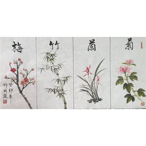 梅蘭竹菊春夏秋冬|花卉四君子——「梅蘭竹菊」，它們各自的意義你了解嗎？